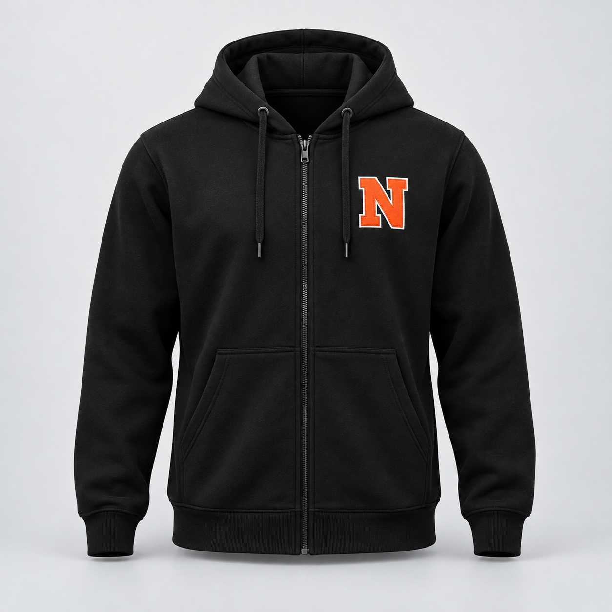 Norman fermuarlı kapüşonlu sweatshirt — temsili ürün görseli
